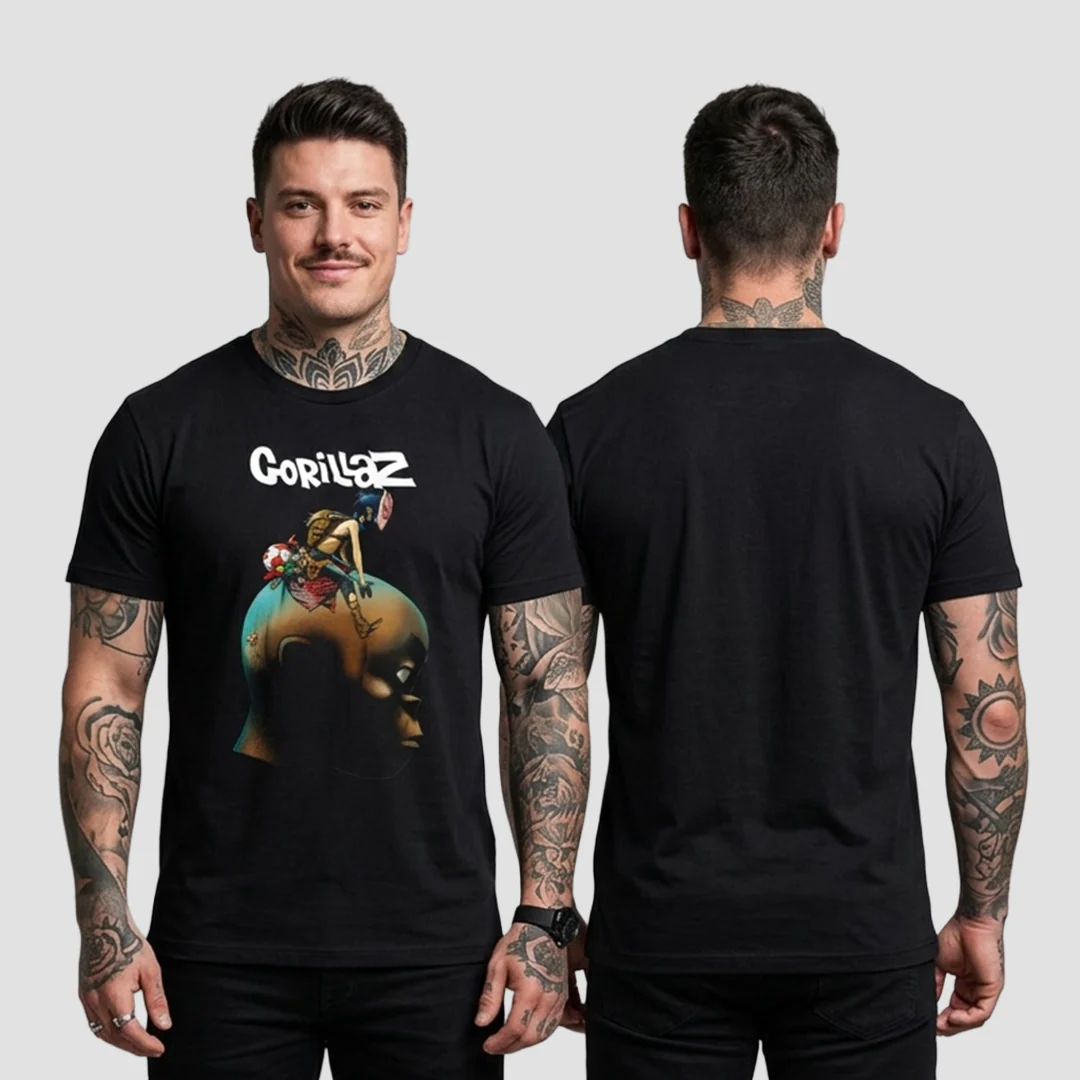 Camiseta Algodon Gorillaz Plastic Beach - Image 3