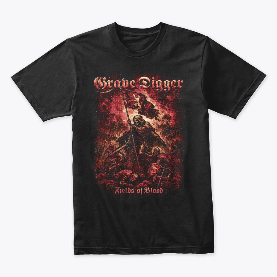 Camiseta Algodon Grave Digger Art