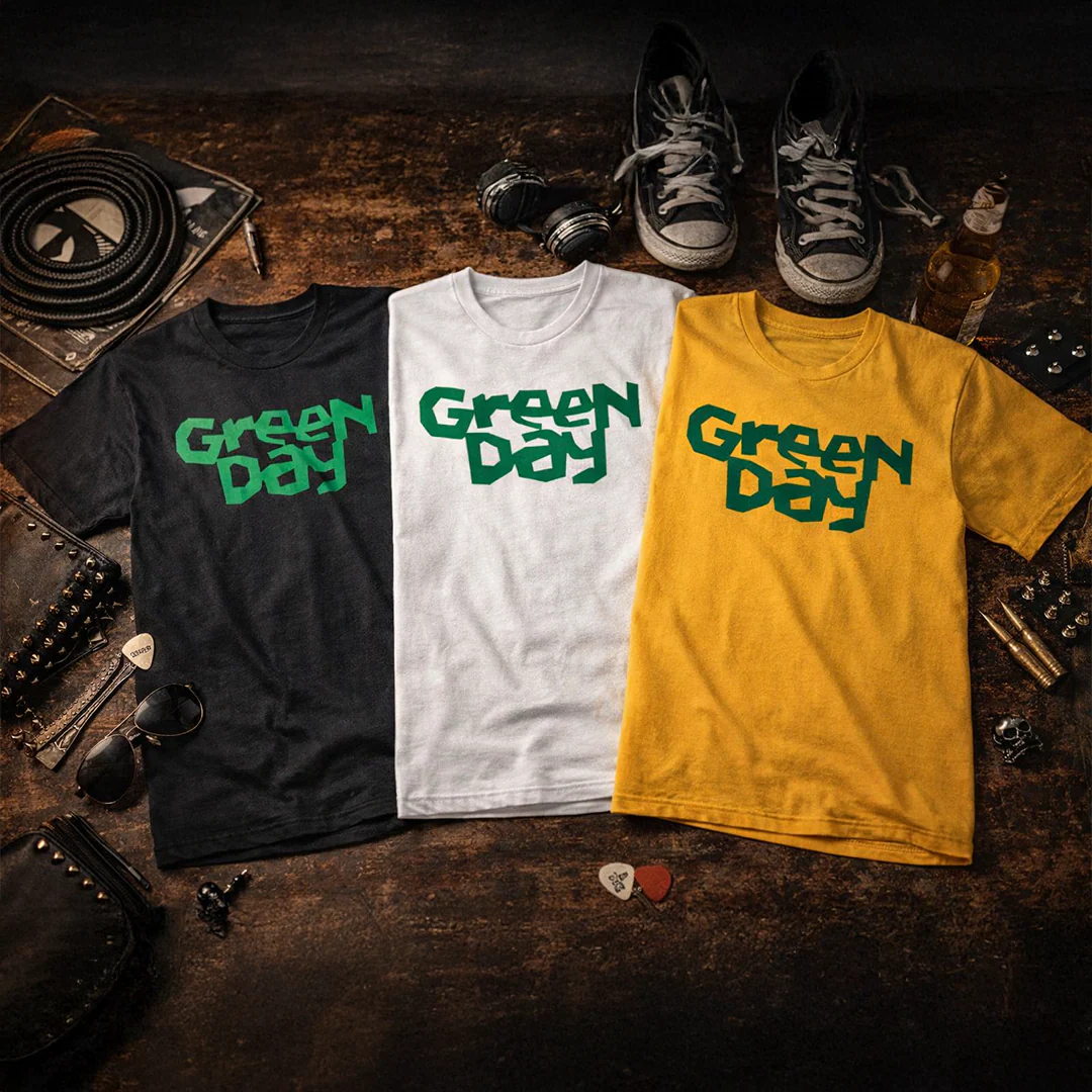 Camiseta Algodon Green Day Logo - Image 6