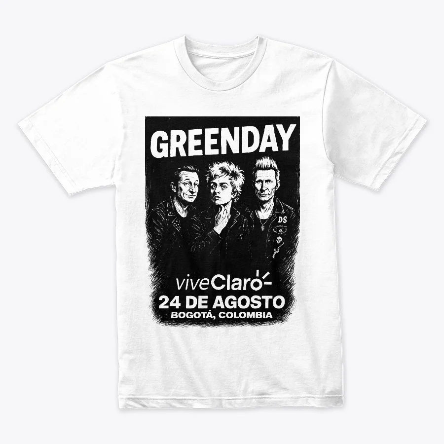 Camiseta Algodon Green Day Poster - Image 2