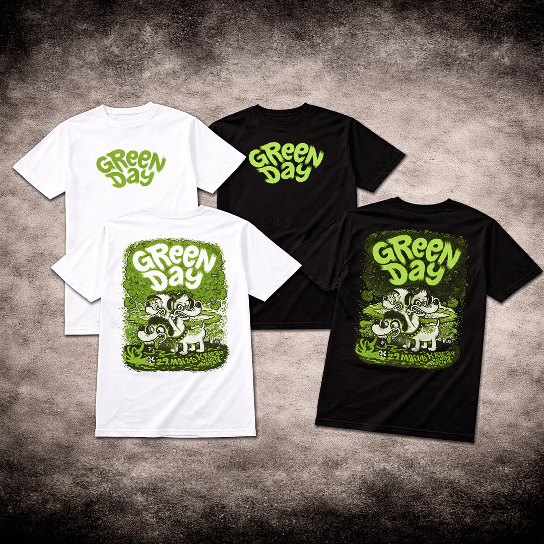 Camiseta Algodon Green Day Poster Australia 2013 - Image 6