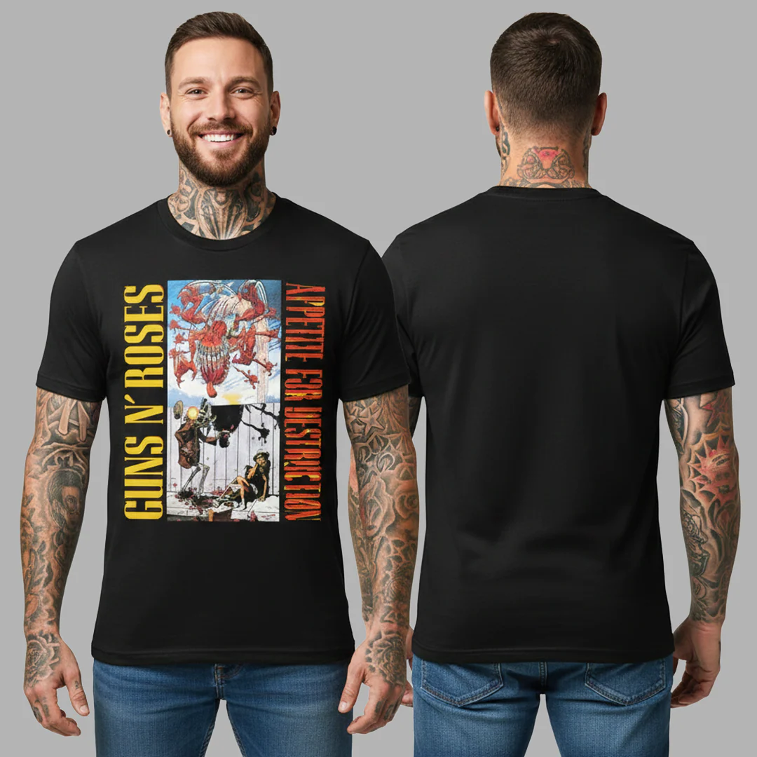 Camiseta Algodon Guns N Roses Appetite For Destruction Poster - Image 3