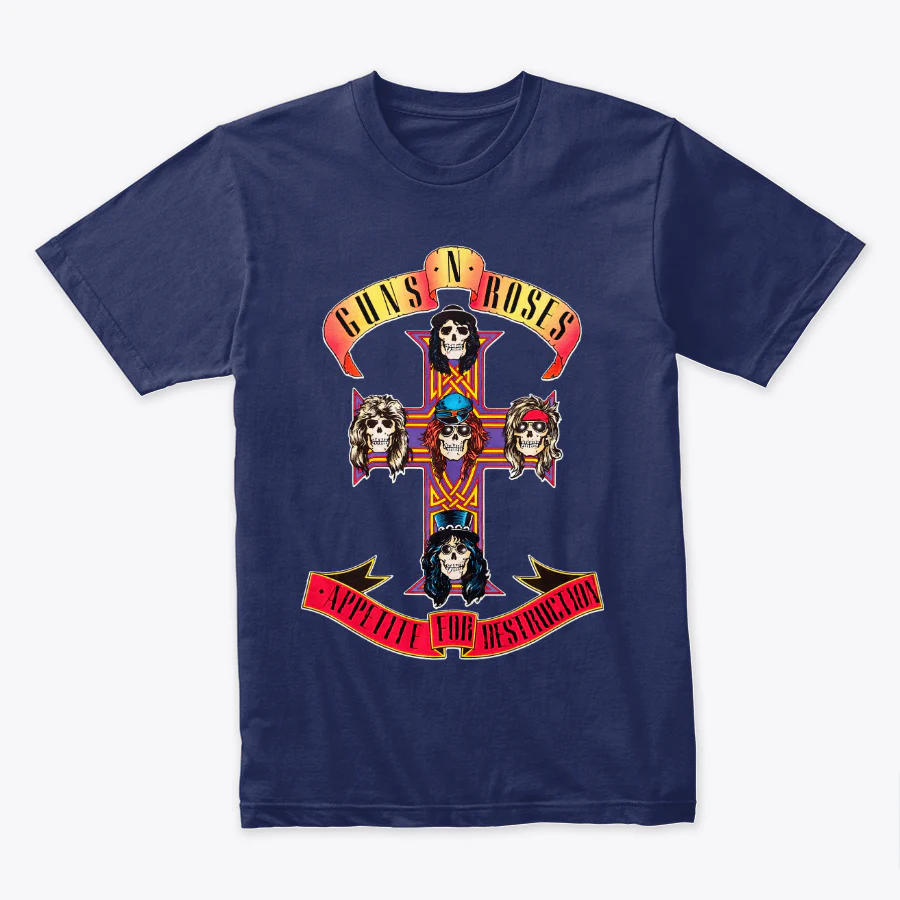 Camiseta Algodon Guns N Roses Art Plus - Image 5