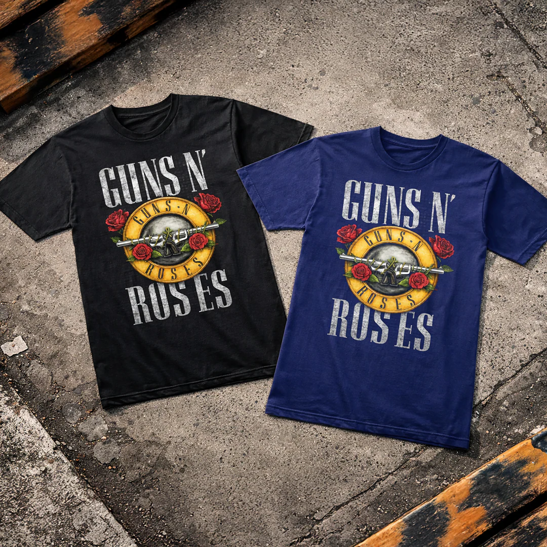 Camiseta Algodon Guns n Roses Logo Art - Image 4