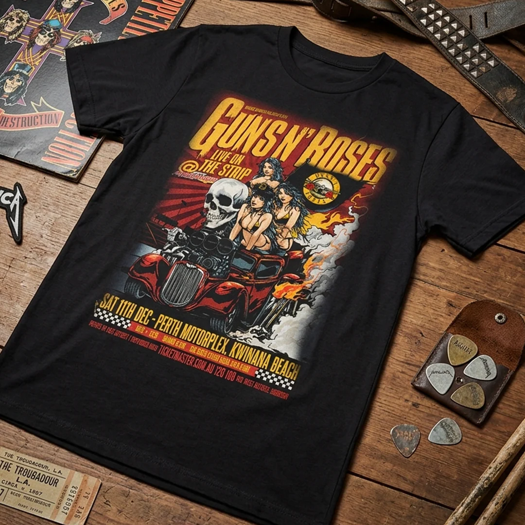 Camiseta Algodon Guns N Roses Motorplex Poster - Image 3