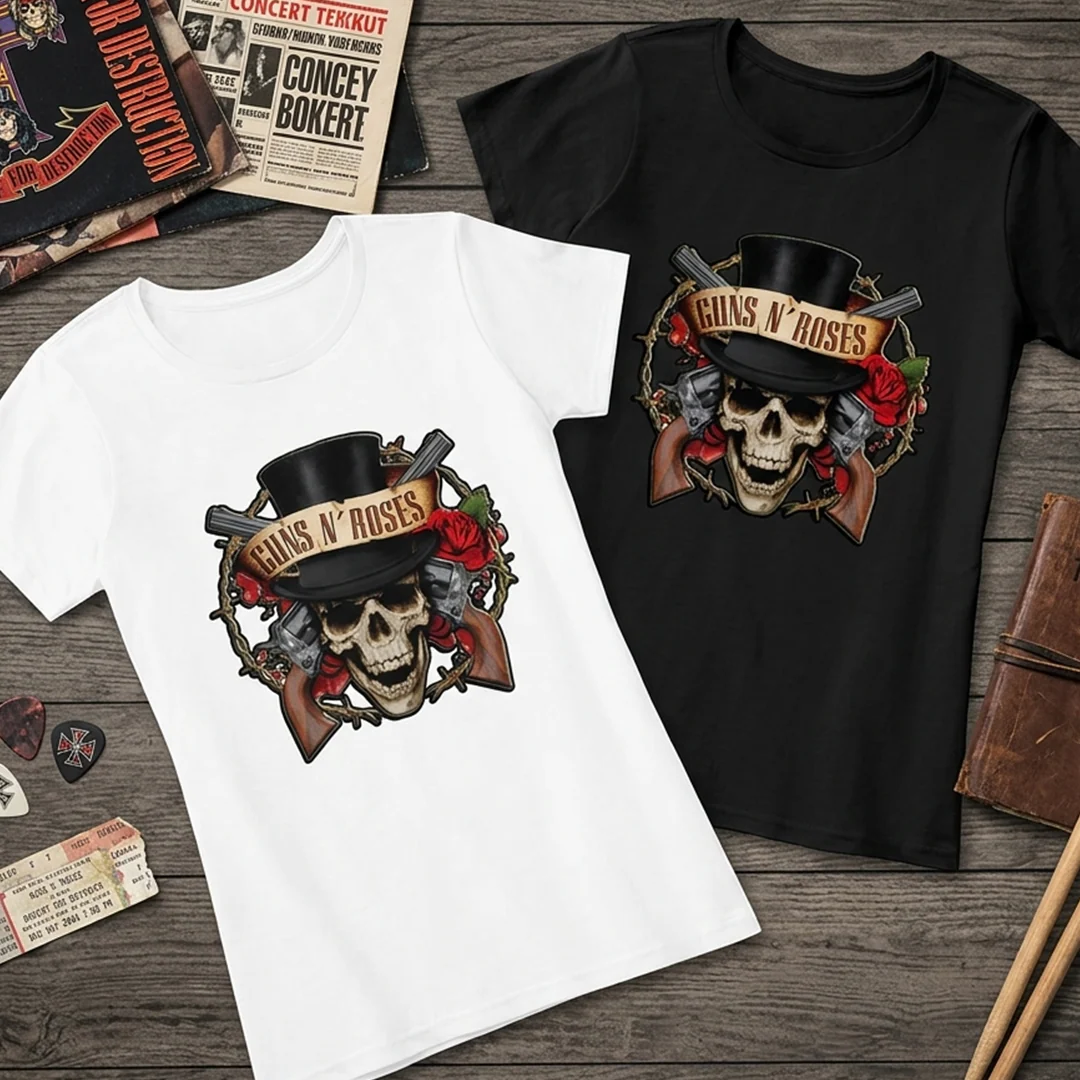 Camiseta Algodón Guns N' Roses Rock Style - Image 4