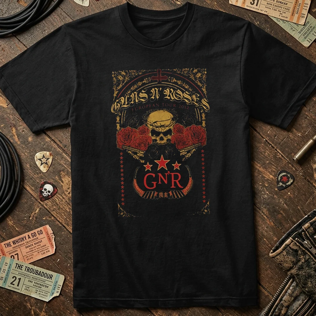 Camiseta Algodon Guns N Roses Tour 2012 - Image 3