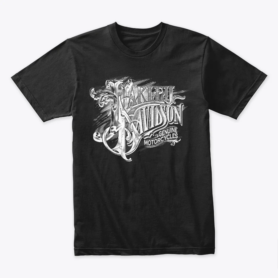 Camiseta Algodon Harley Havidson Logo Art