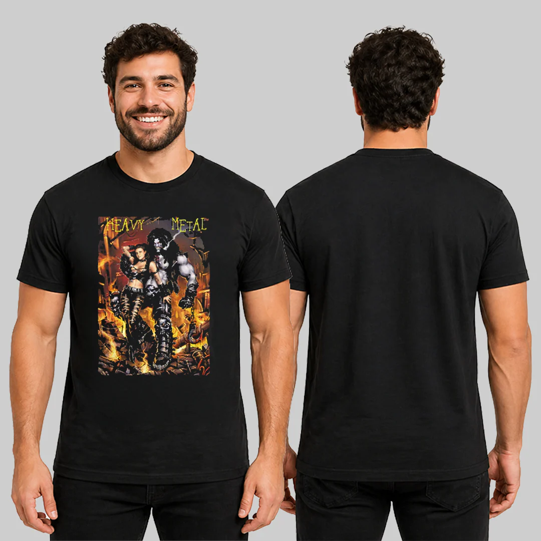 Camiseta Algodon Heavy Metal Poster - Image 2