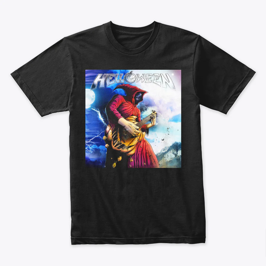 Camiseta Algodon Helloween Cover Poster