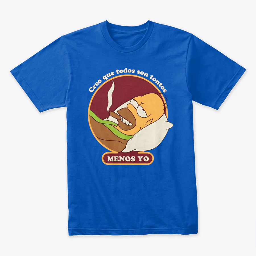 Camiseta Algodon Homero Man Poster