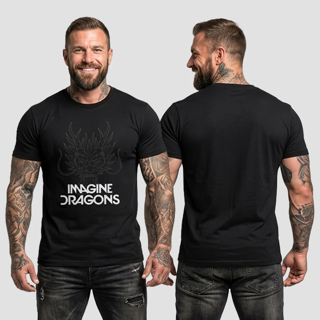Camiseta Algodon Imagine Dragons Art 2 - Image 3