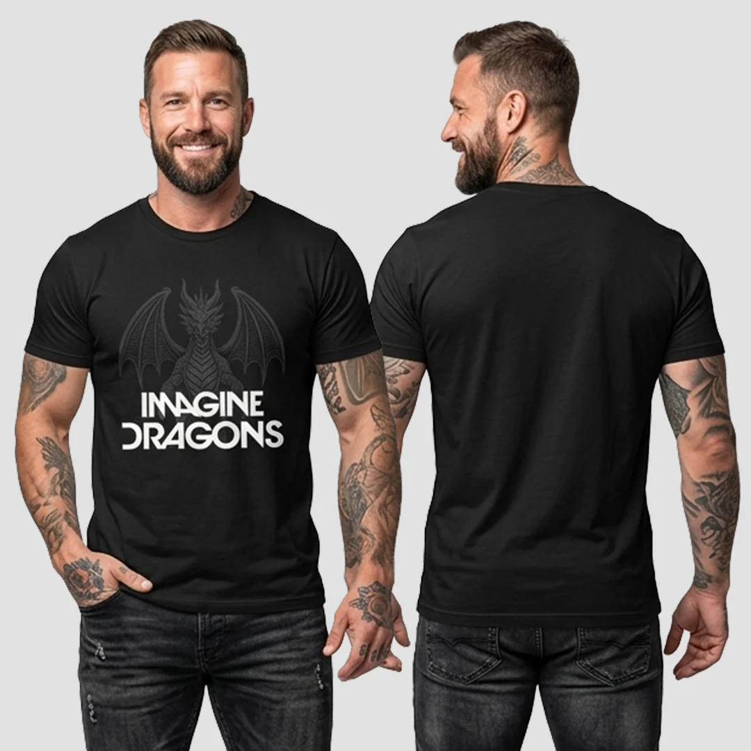 Camiseta Algodon Imagine Dragons Art 5 - Image 2