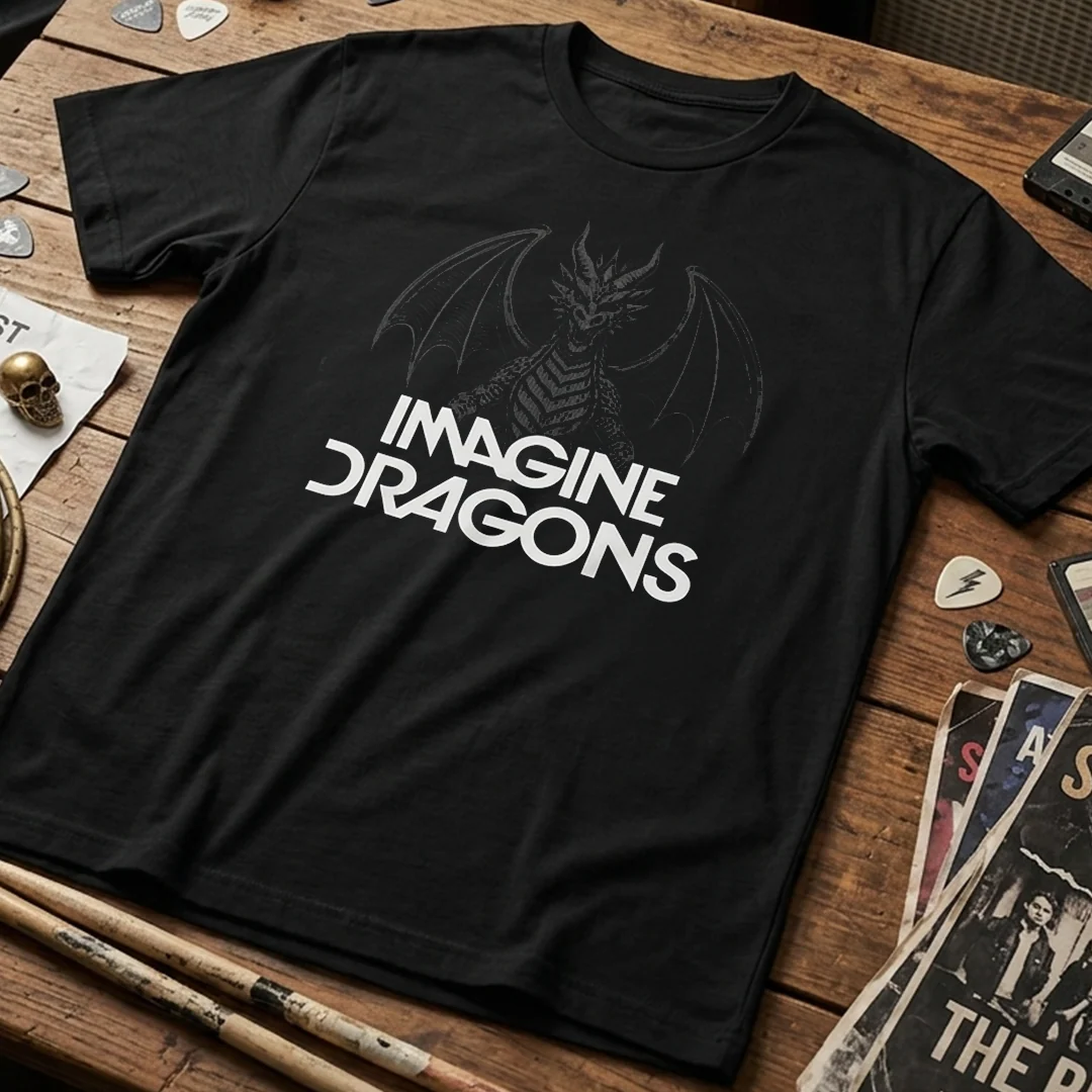 Camiseta Algodon Imagine Dragons Art 5 - Image 3