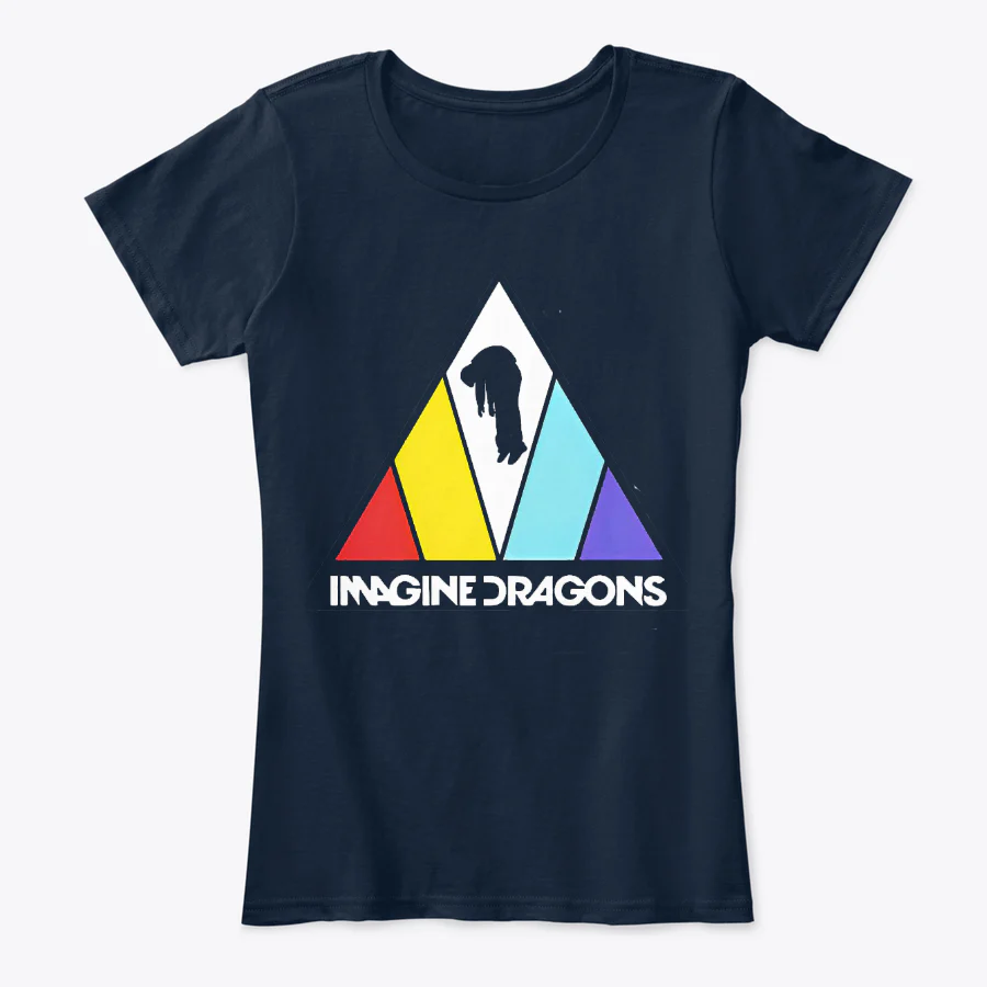 Camiseta Algodon Imagine Dragons Art Mujer - Image 3