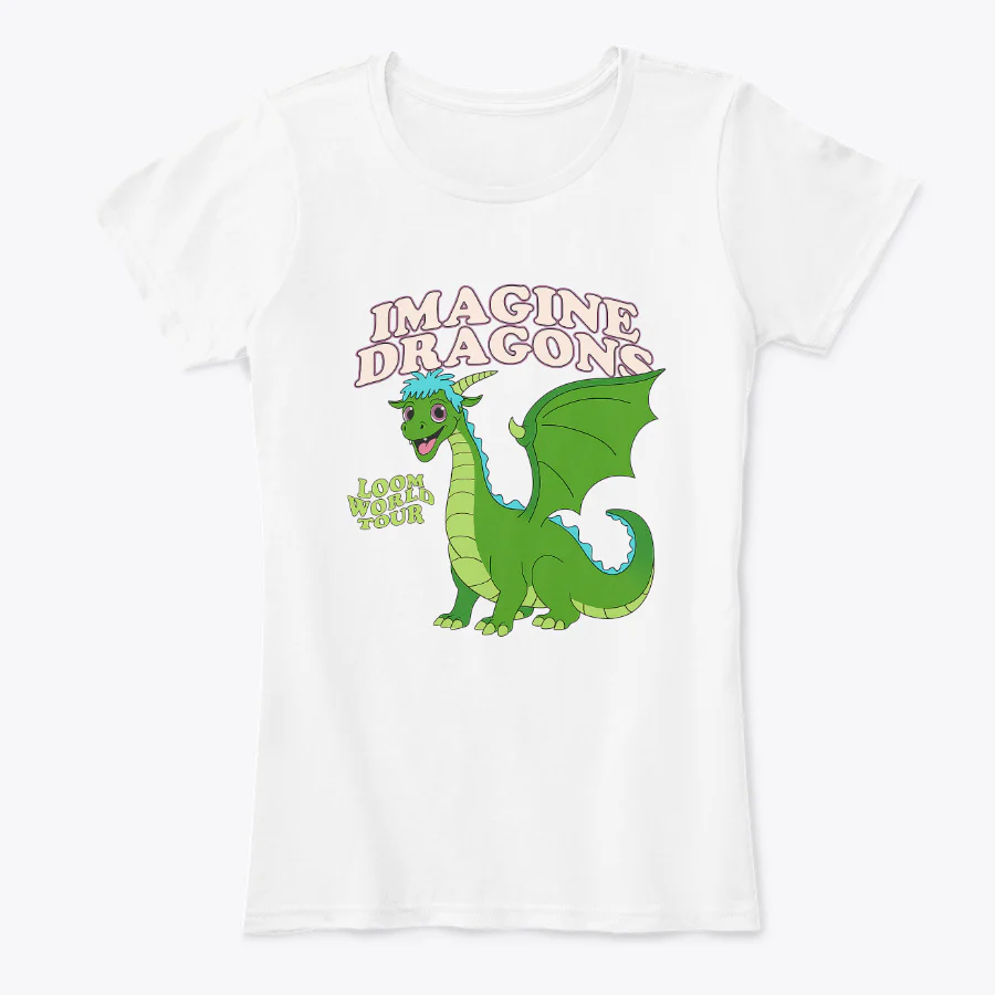 Camiseta Algodon Imagine Dragons Poster Mujer - Image 2