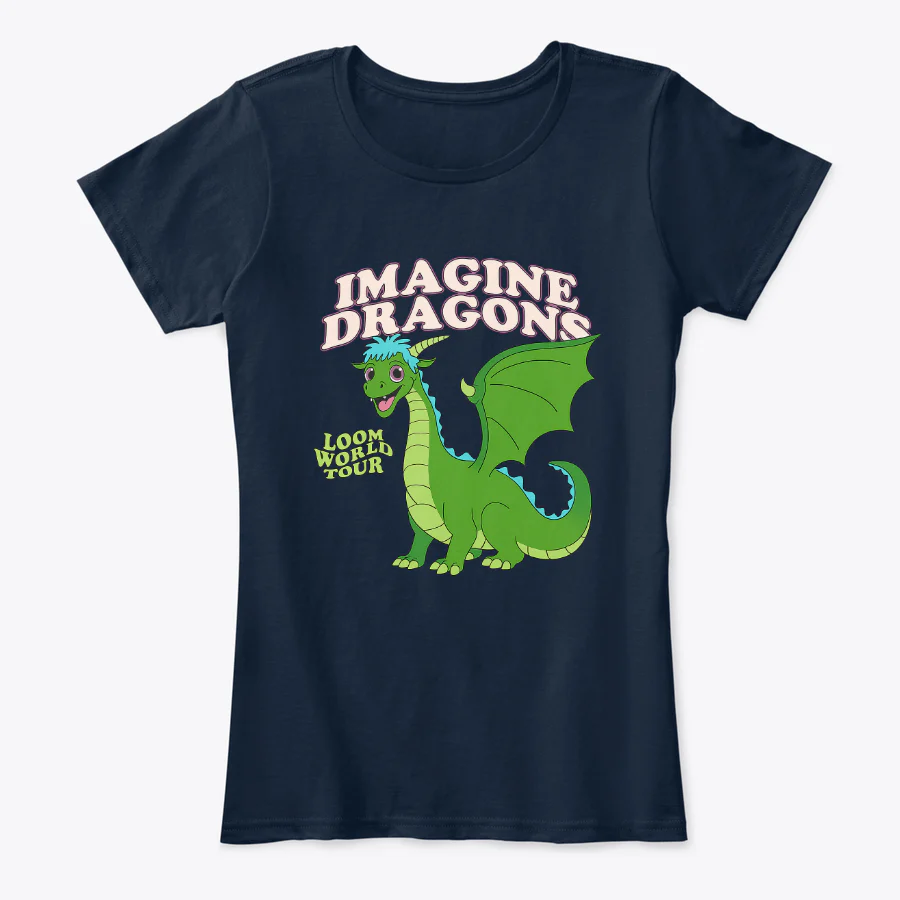Camiseta Algodon Imagine Dragons Poster Mujer - Image 3