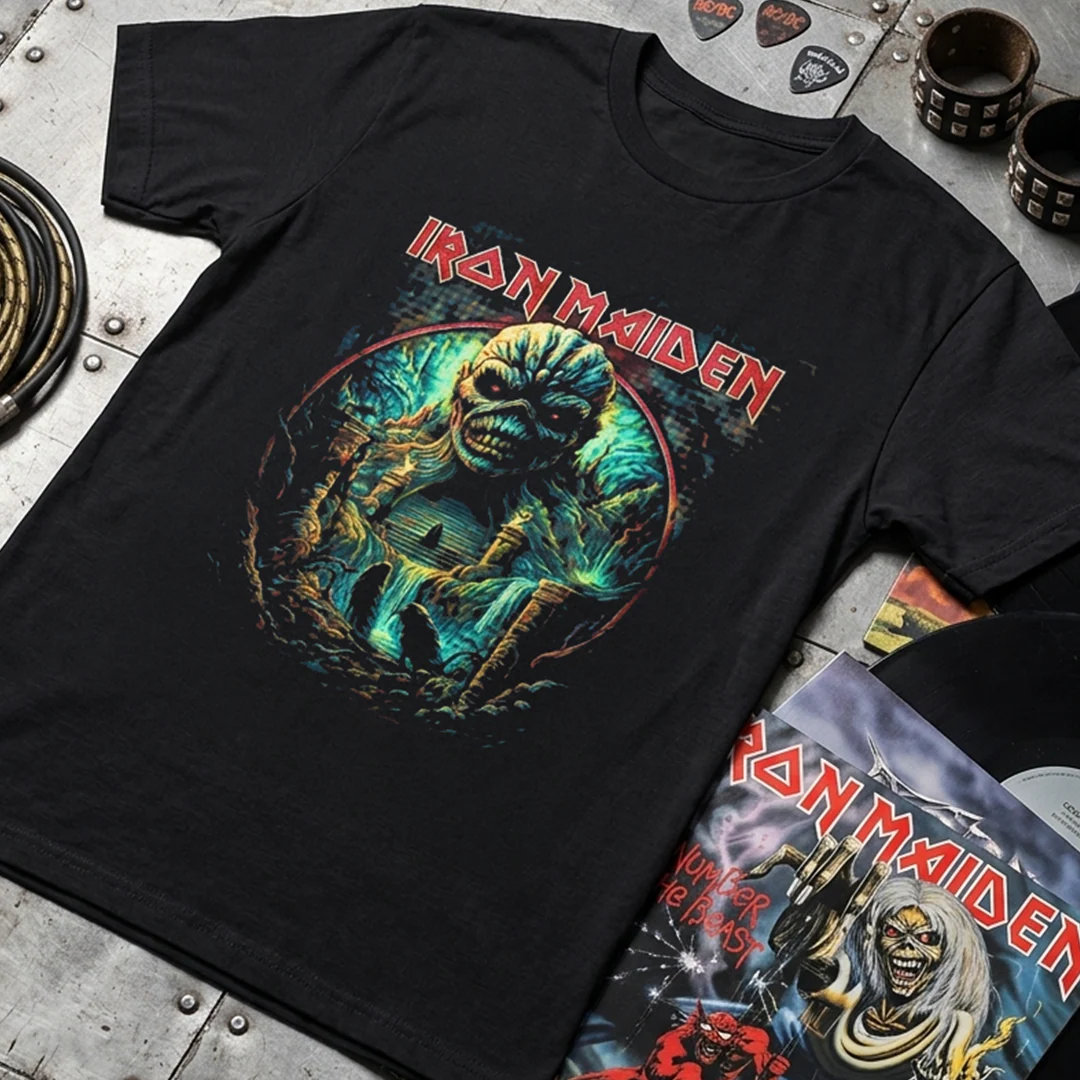 Camiseta Algodon Iron Maiden art - Image 3