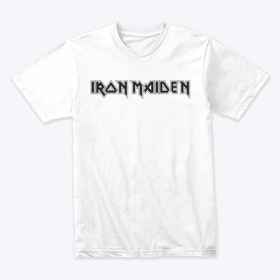 Camiseta Algodon Iron Maiden Logo Black - Image 3