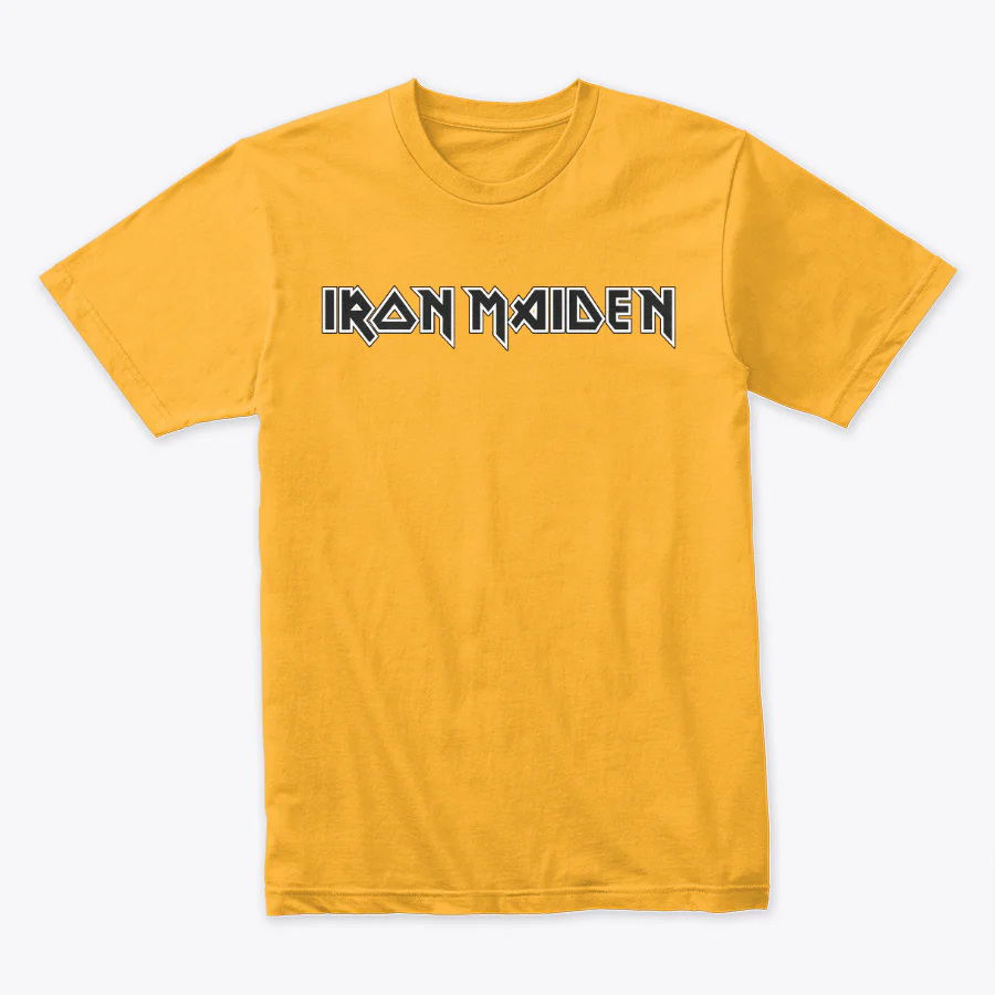 Camiseta Algodon Iron Maiden Logo Black - Image 5