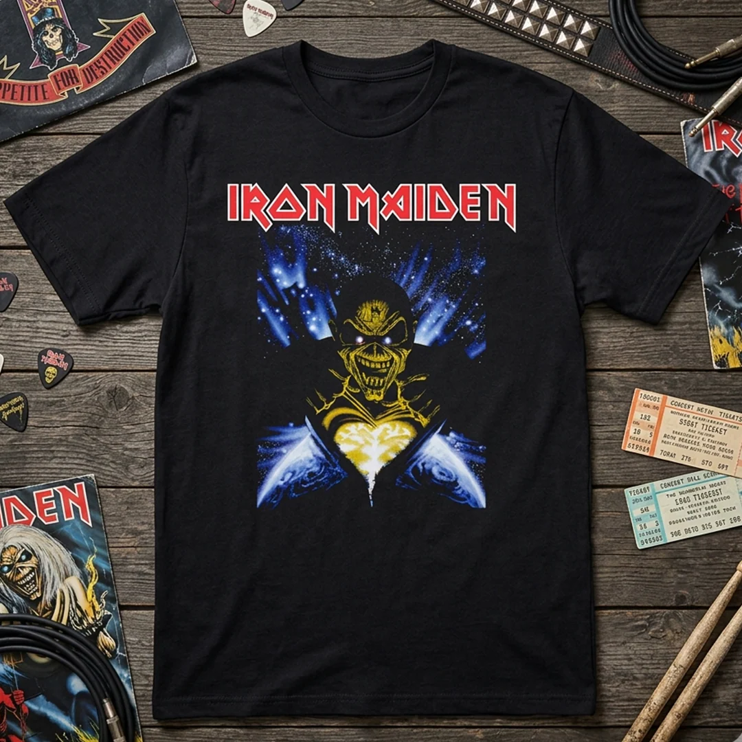 Camiseta Algodon Iron Maiden Poster Style - Image 3