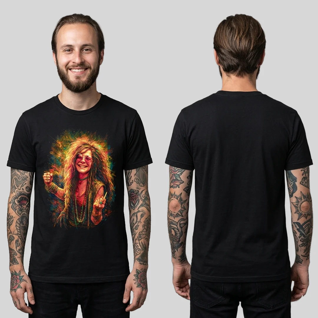 Camiseta Algodon Janice Joplin Art 2 - Image 2