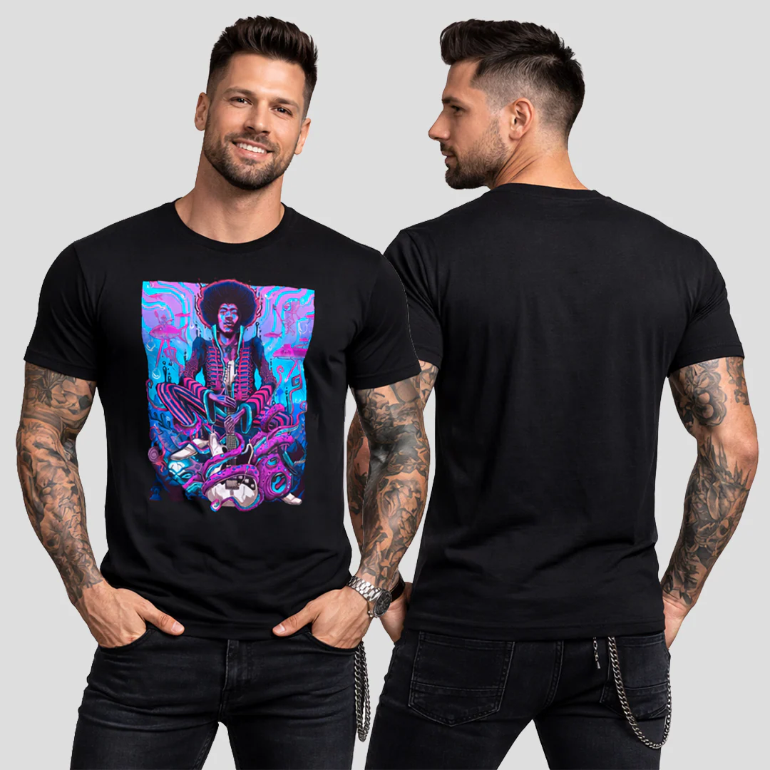 Camiseta Algodon Jimmy Hendrix Poster Style - Image 3