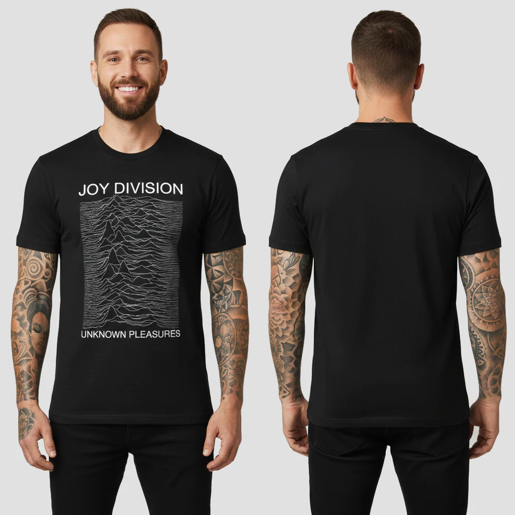 Camiseta Algodon Joy Division Unknow Pleasures Cover - Image 2