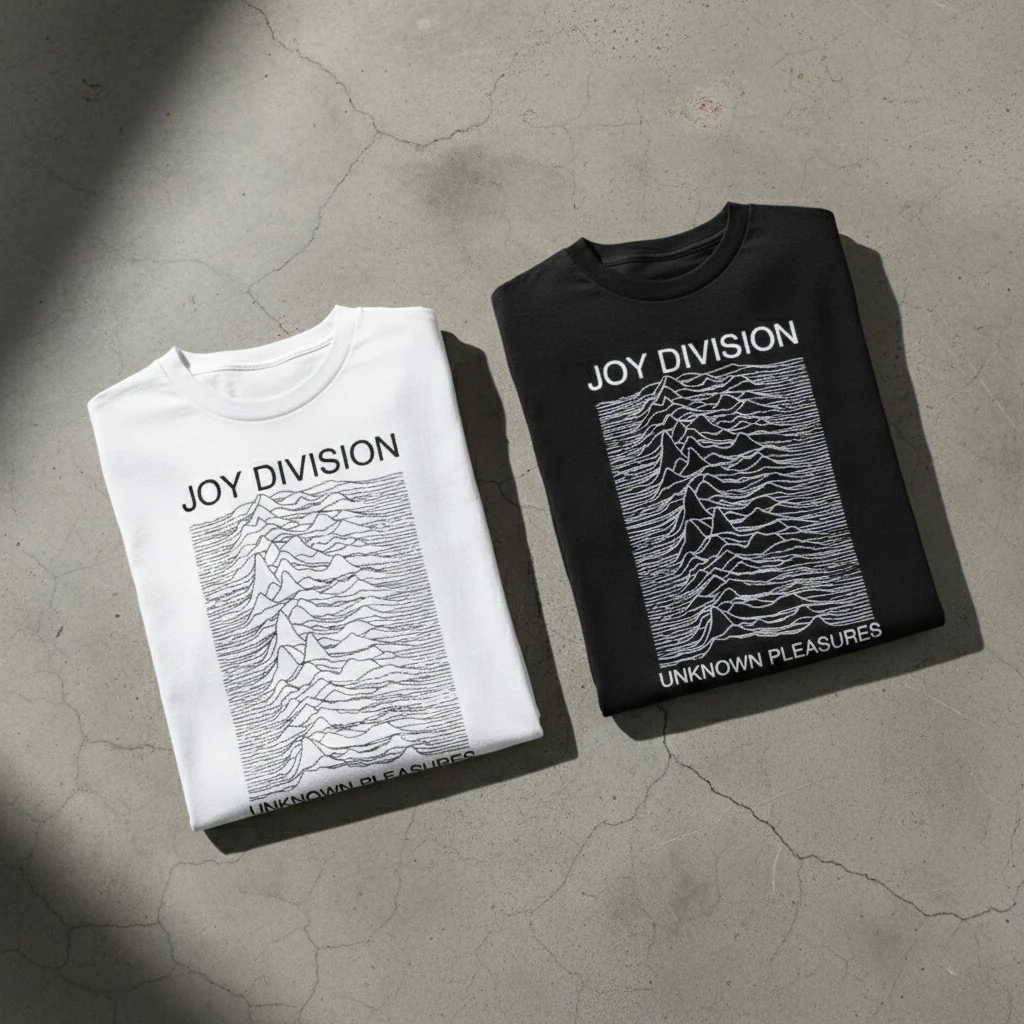 Camiseta Algodon Joy Division Unknow Pleasures Cover - Image 4