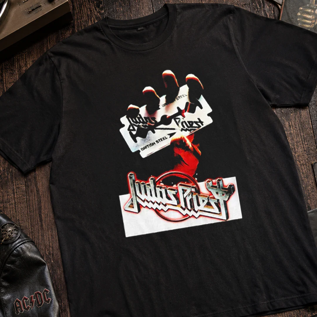 Camiseta Algodon Judas Priest British Steel - Image 3