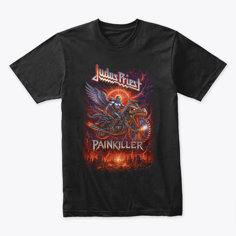 Camiseta Algodon Judas Priest Painkiller