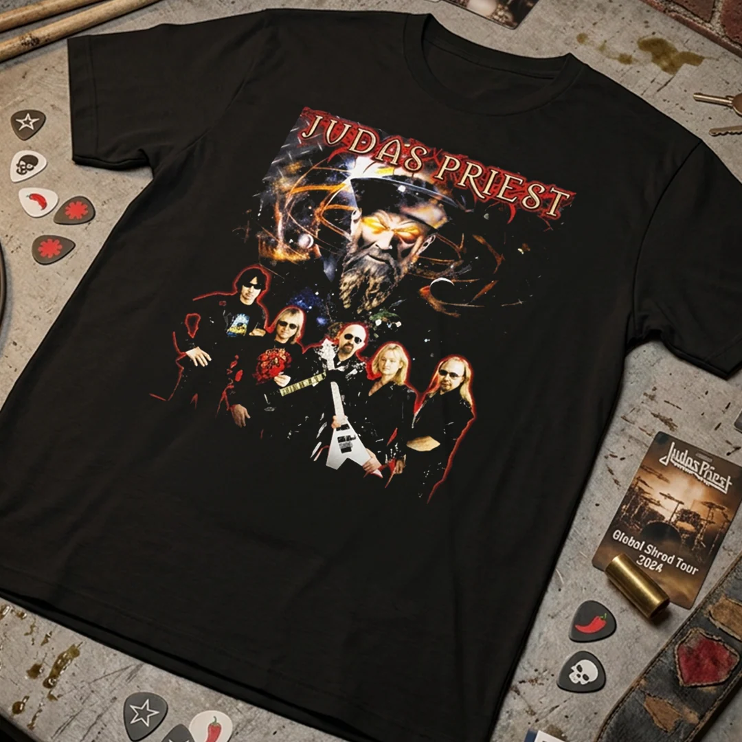 Camiseta Algodon Judas Priest Poster Band - Image 3