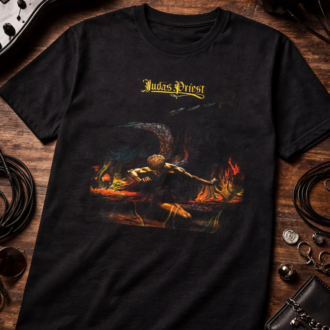 Camiseta Algodon Judas Priest Sad Wings of Destiny - Image 3