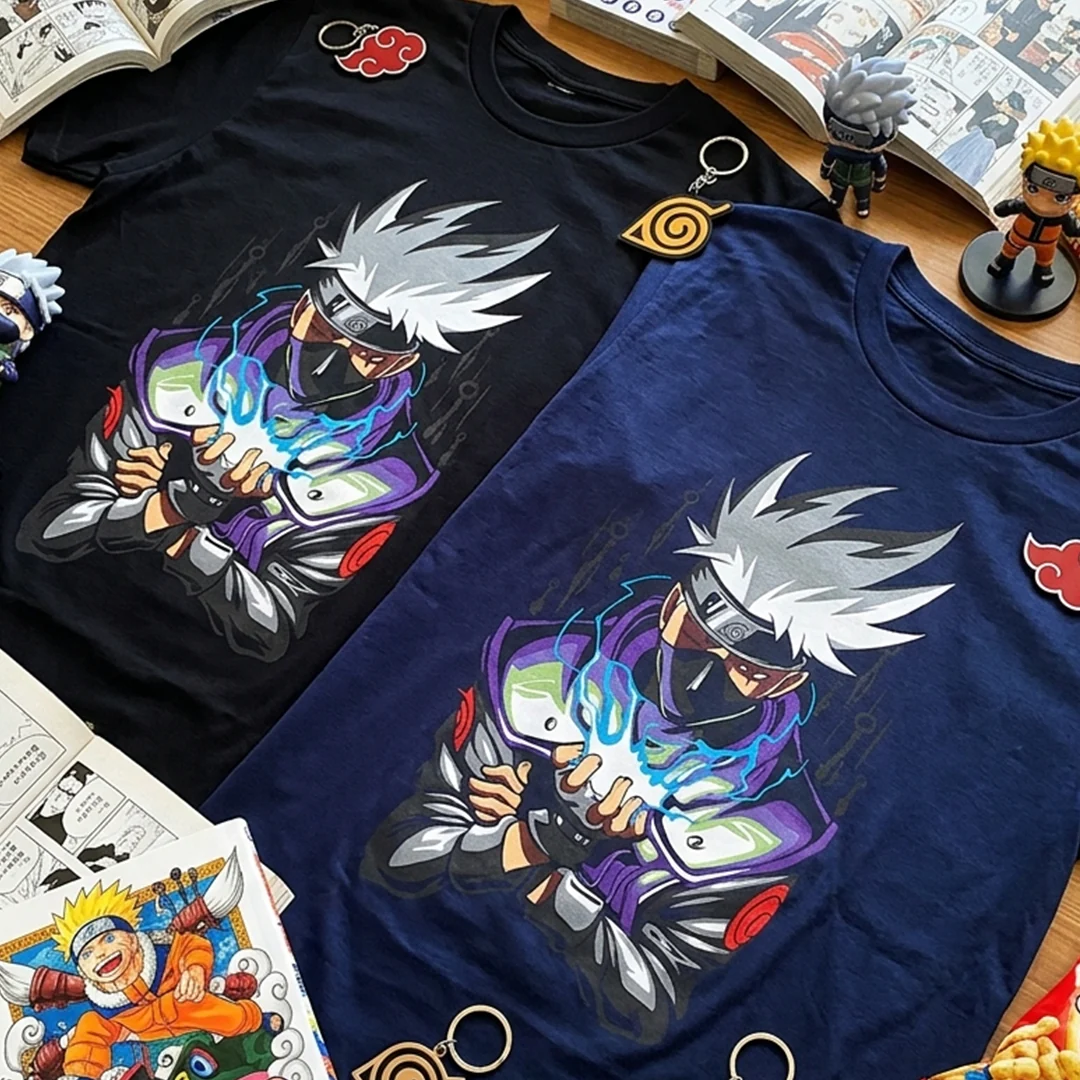 Camiseta Algodon Kakashi Raikiri Art - Image 4