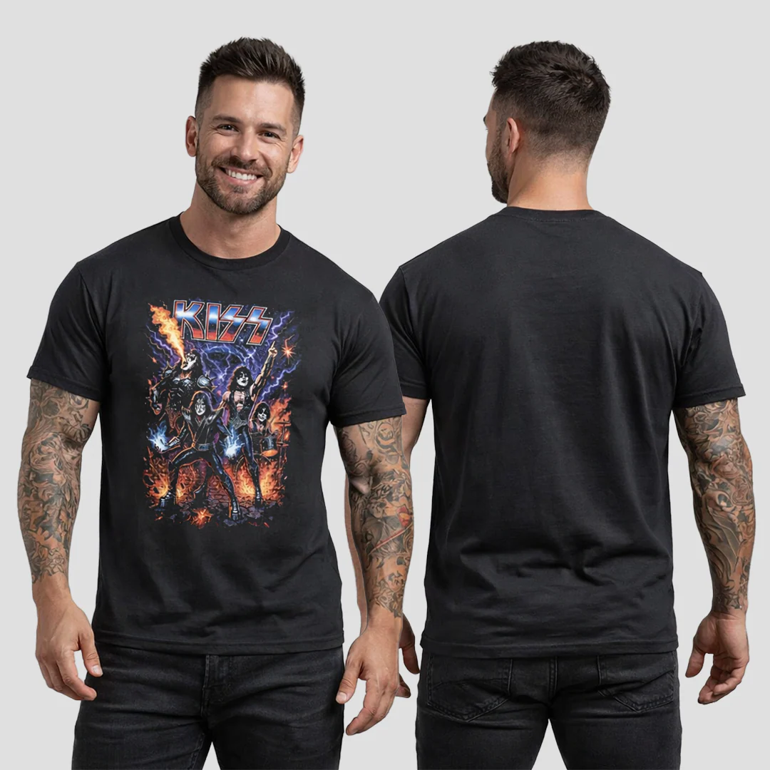 Camiseta Algodon Kiss  Band - Image 2