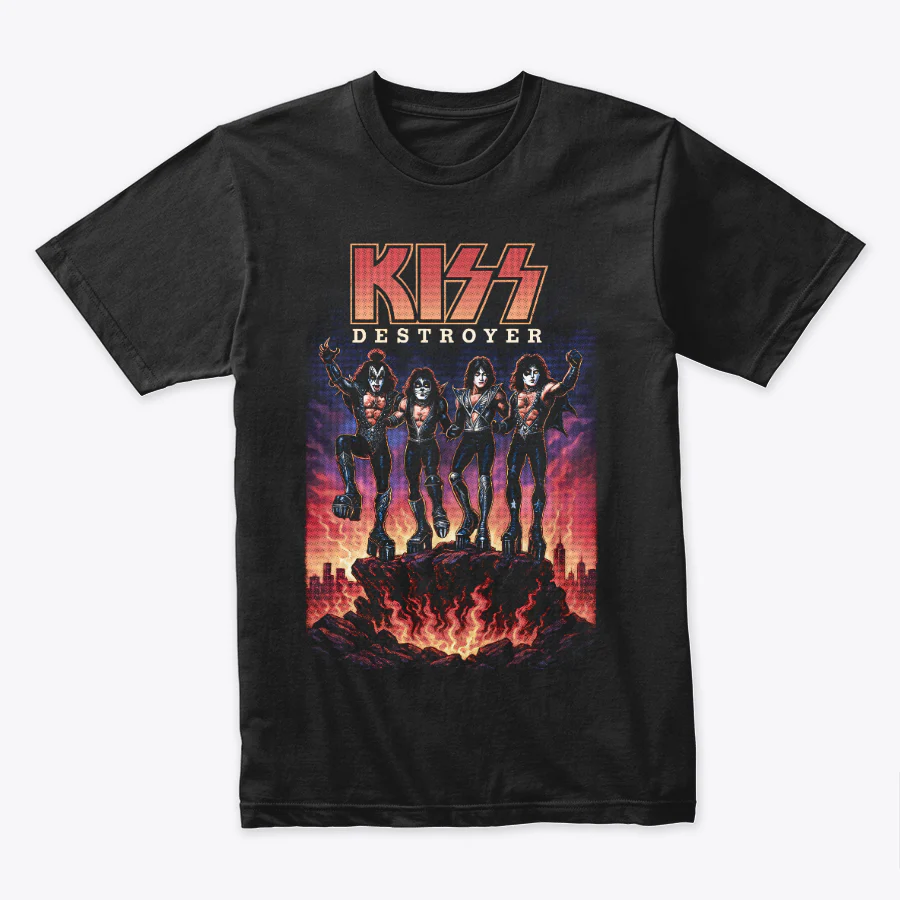 Camiseta Algodon Kiss Destroyer