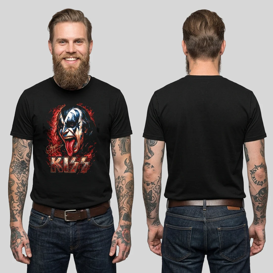 Camiseta Algodon Kiss Face 3 - Image 2