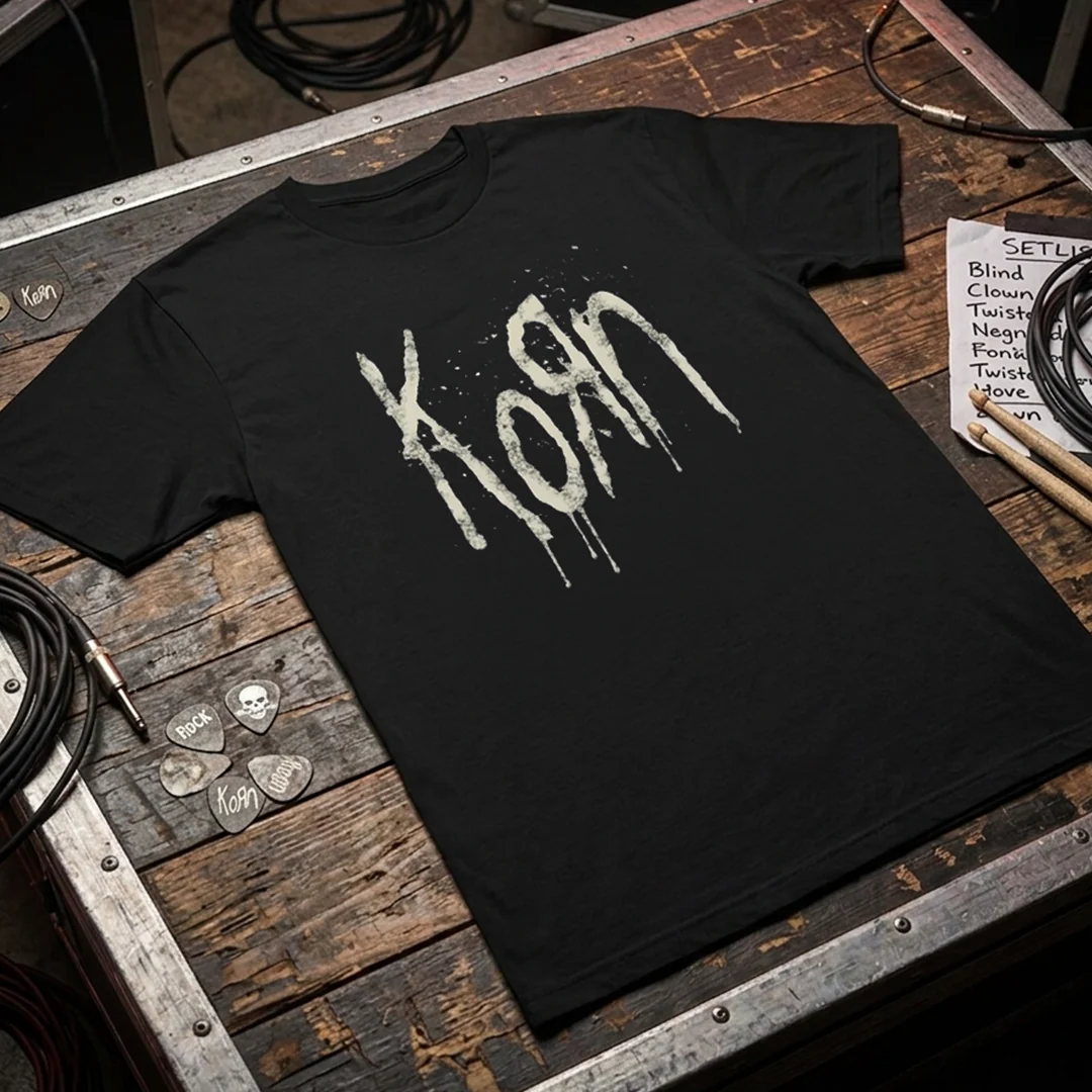 Camiseta Algodón Logo Korn Painted - Image 3