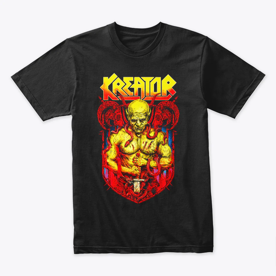 Camiseta Algodon Kreator Snakes