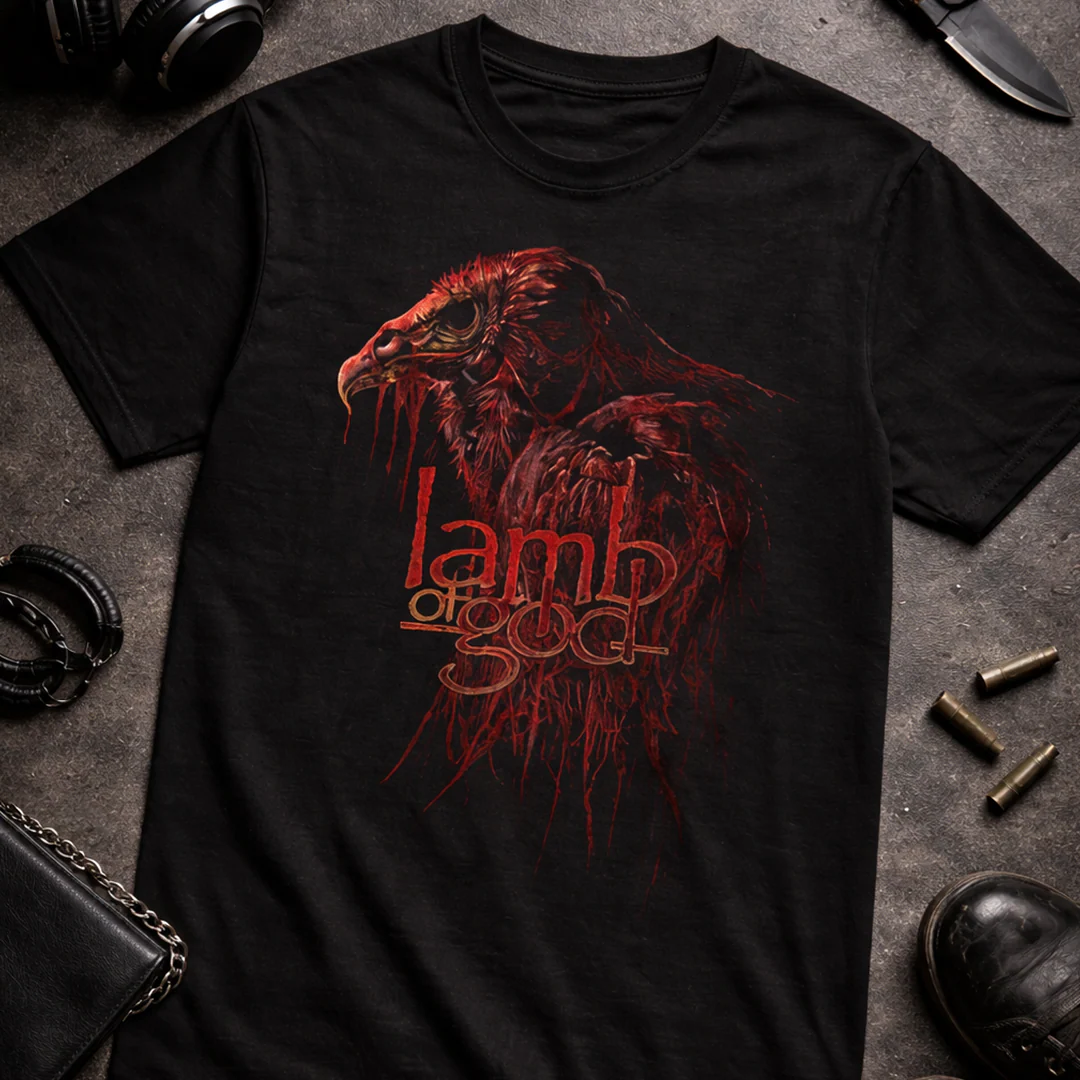 Camiseta Algodon Lamb Of God Eagle - Image 3