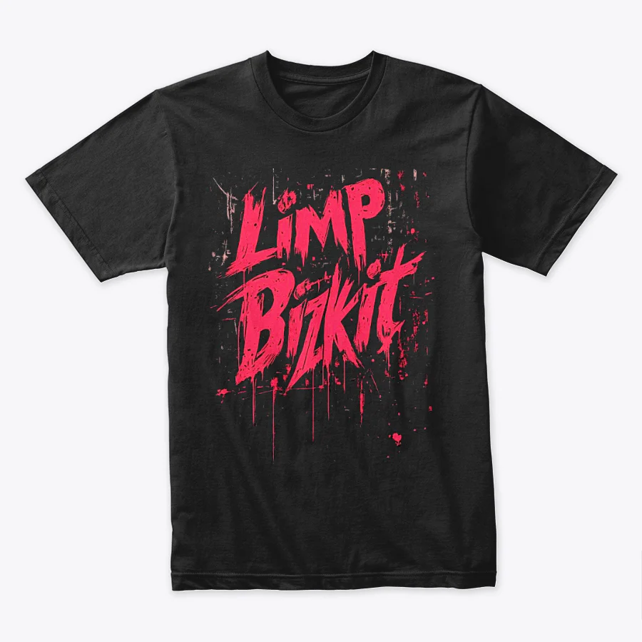 Camiseta Algodon Limp Bizkit Logo Poster