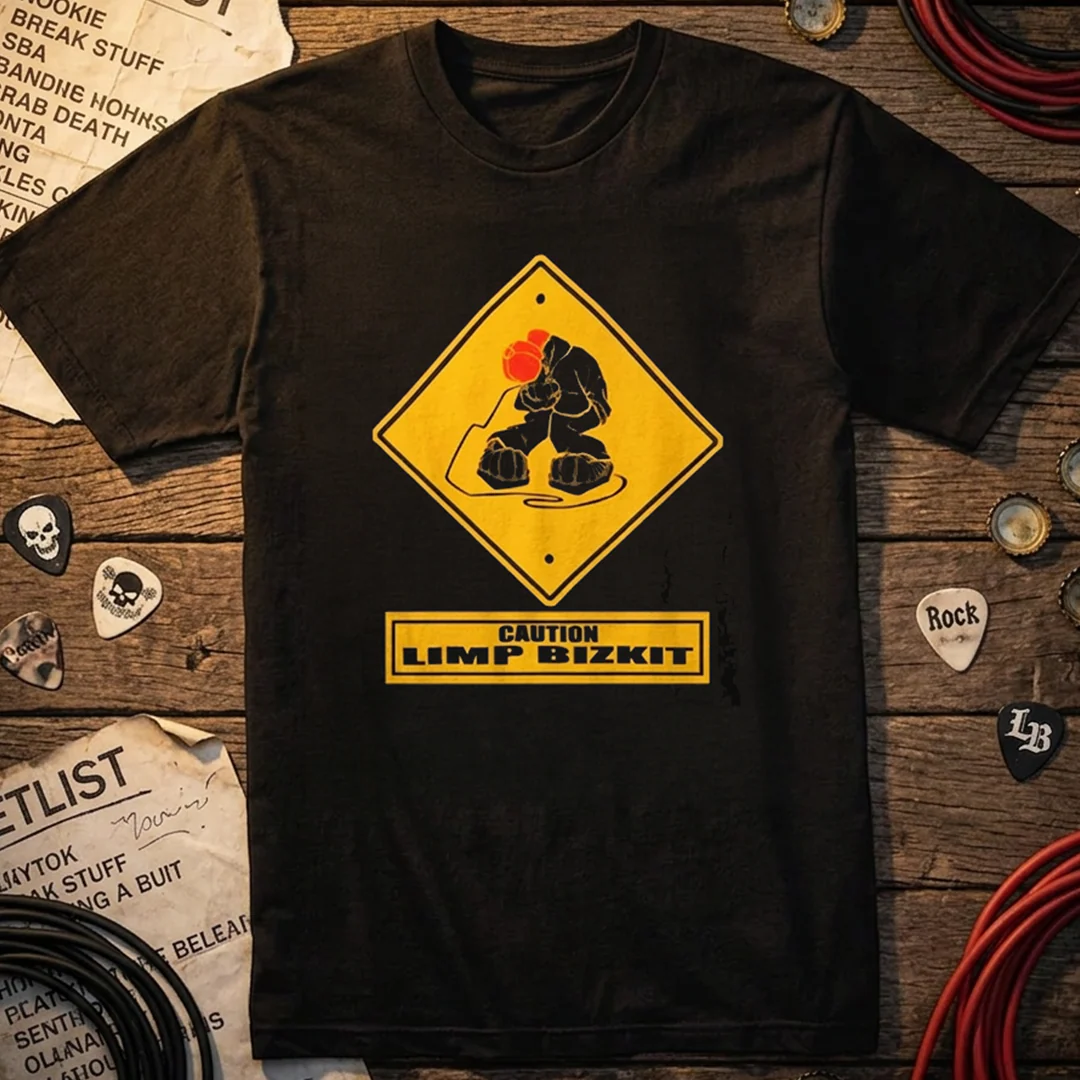Camiseta Algodon Limp Bizkit Caution - Image 3