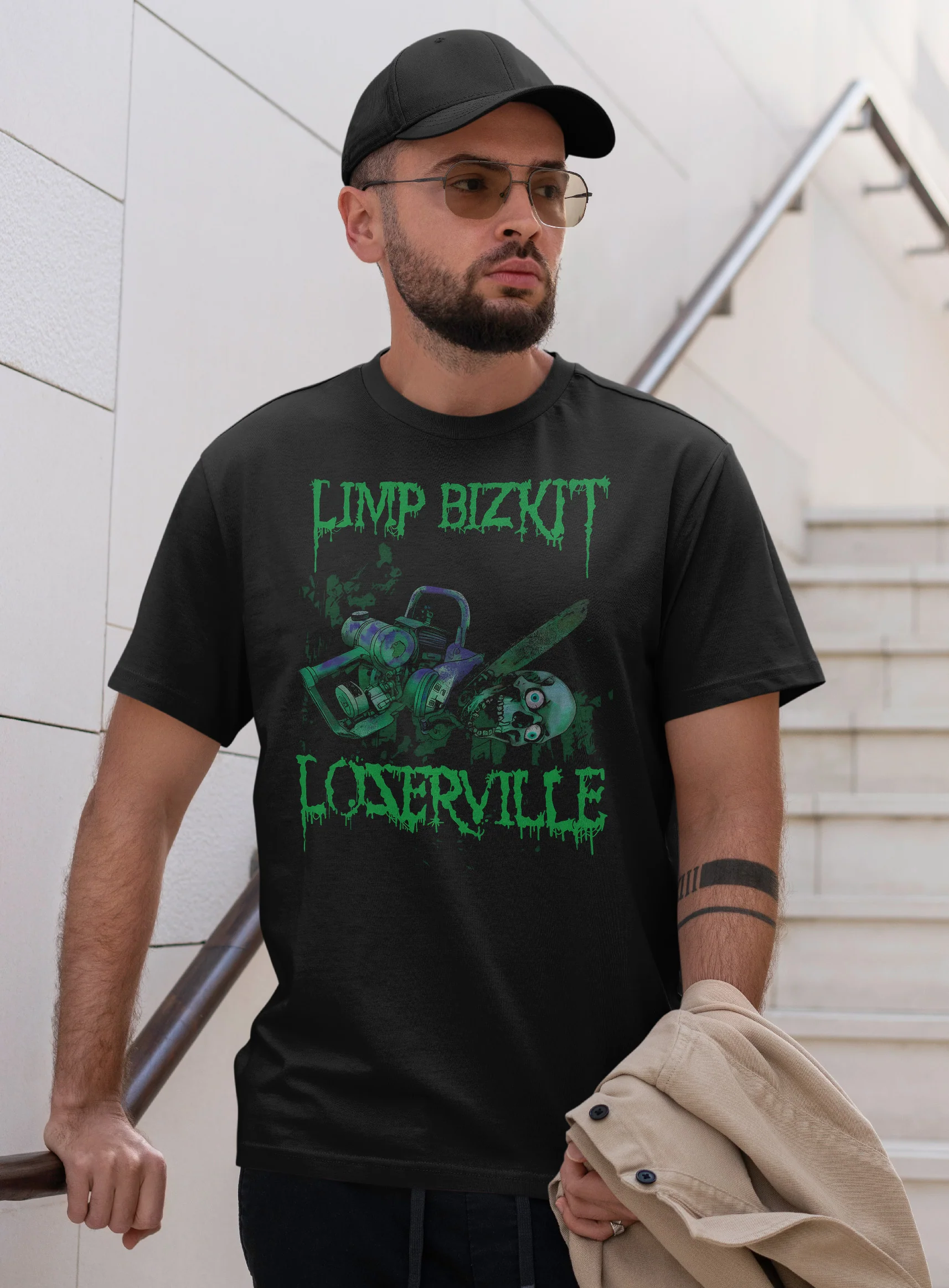Camiseta Algodon Limp Bizkit Gringo Papi Tour 2025 Colombia - Image 2