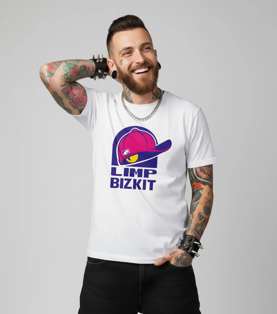 Camiseta Algodon Limp Bizkit Logo Art Taco Bell - Image 2