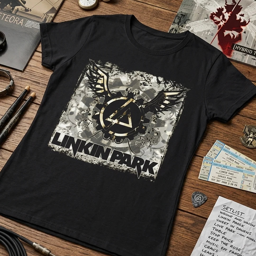 Camiseta Algodon Linkin Park Poster Mujer - Image 3