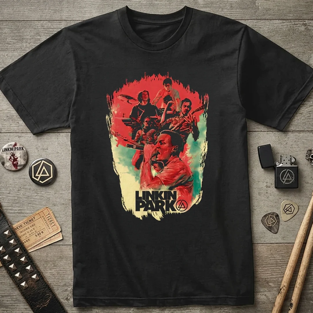 Camiseta Algodon Linkin Park Band Chester Bennington - Image 3