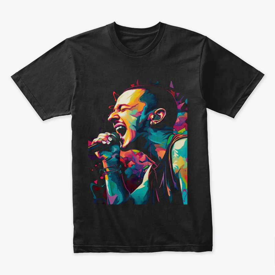 Camiseta Algodon Linkin Park Chester Bennington Colors