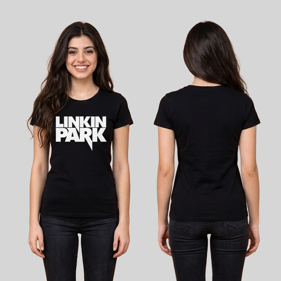 Camiseta Algodon Linkin Park Logo Mujer - Image 4