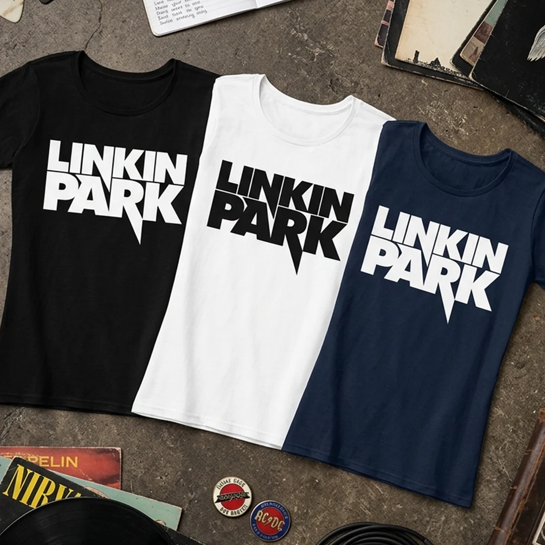 Camiseta Algodon Linkin Park Logo Mujer - Image 5