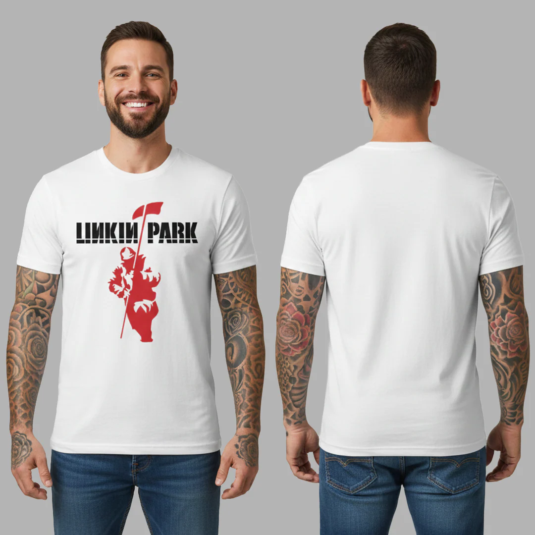 Camiseta Algodon Linkin Park Hybrid Theory Album - Image 3